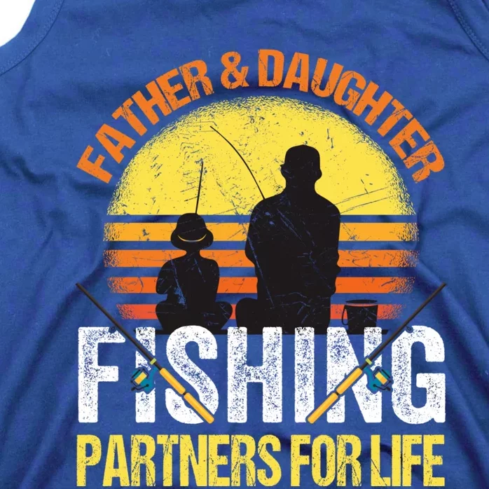 Fisherman Dad And Daughter Fishing Partners For Life Tank Top