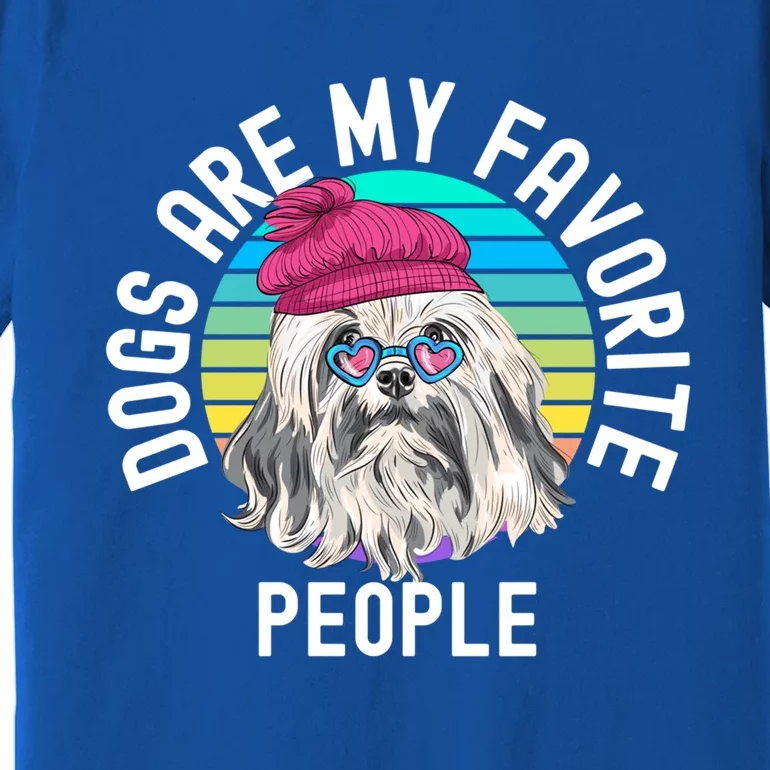 Funny Dogs Are My Favorite People Gift Premium T-Shirt