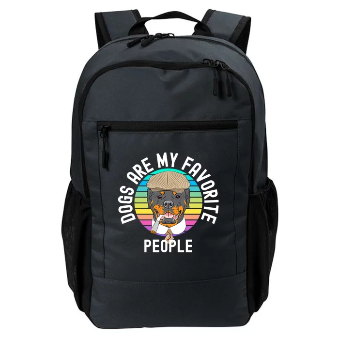 Funny Dogs Are My Favorite People Gift Daily Commute Backpack