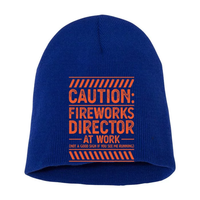 Fireworks Director At Work Fireworks Director Cute Gift Short Acrylic Beanie