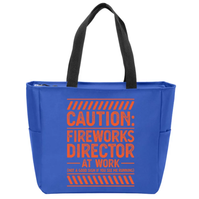 Fireworks Director At Work Fireworks Director Cute Gift Zip Tote Bag