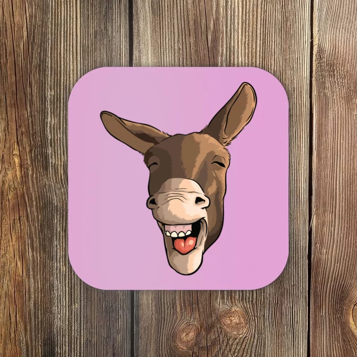 Funny Donkey Art For Donkey Lover Farm Animal Coaster