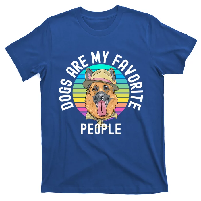 Funny Dogs Are My Favorite People Gift T-Shirt