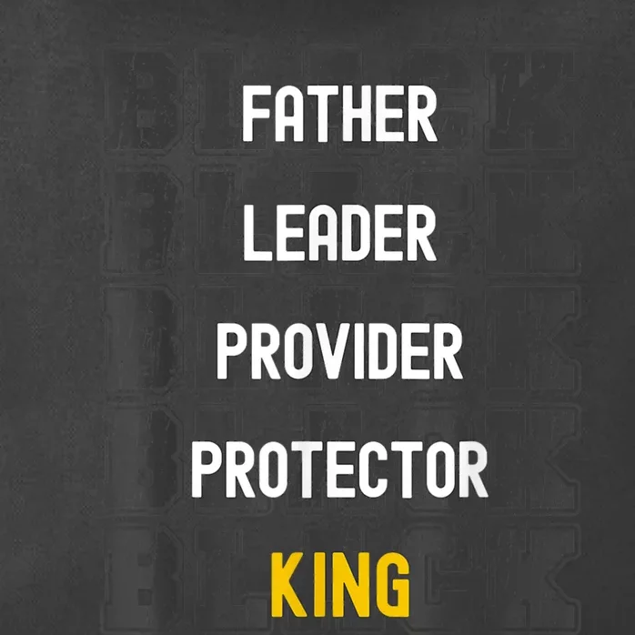 Fathers Day African American Father Leader Black King Dad Zip Tote Bag