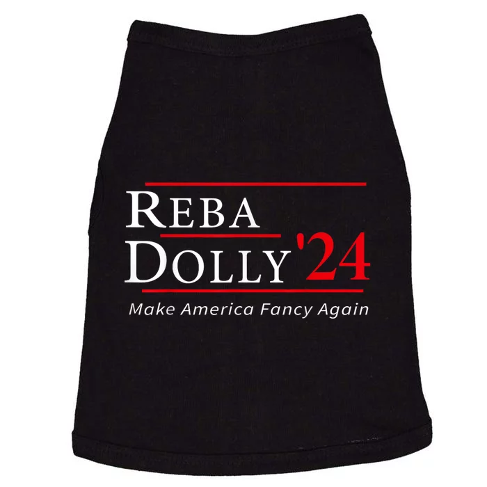 Funny Dolly And Reba 2024 Design Doggie Tank