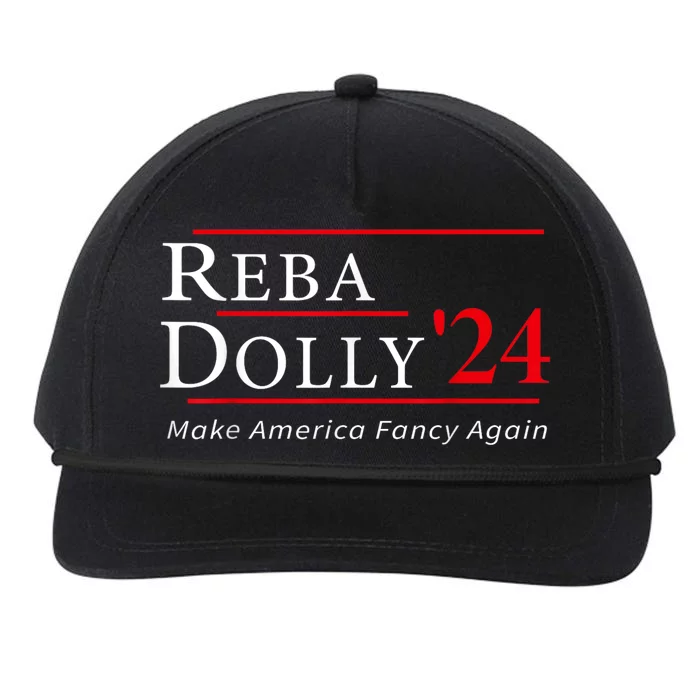 Funny Dolly And Reba 2024 Design Snapback Five-Panel Rope Hat