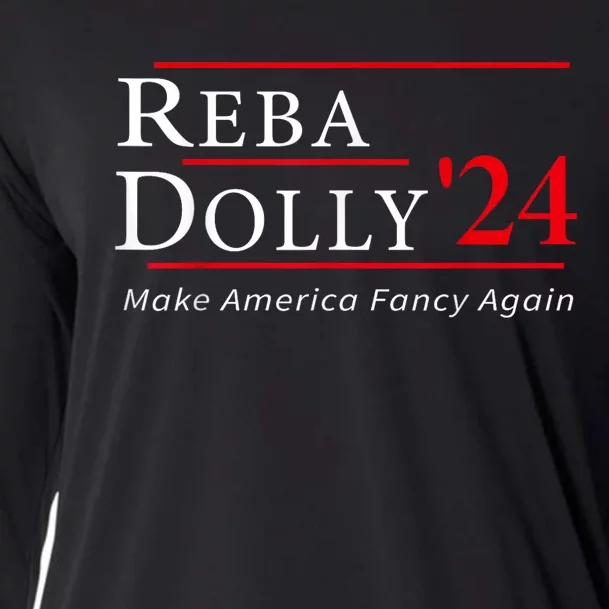 Funny Dolly And Reba 2024 Design Cooling Performance Long Sleeve Crew