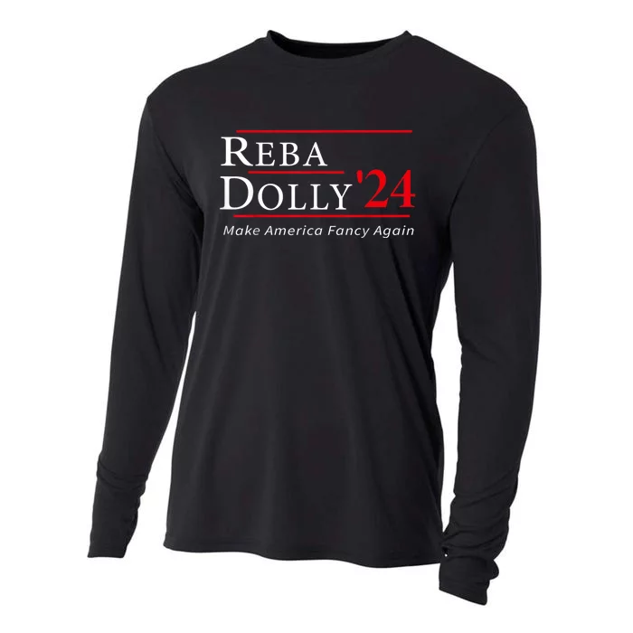 Funny Dolly And Reba 2024 Design Cooling Performance Long Sleeve Crew