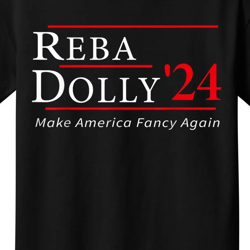 Funny Dolly And Reba 2024 Design Kids T-Shirt