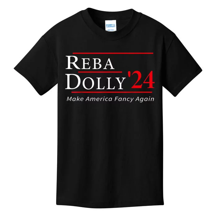 Funny Dolly And Reba 2024 Design Kids T-Shirt