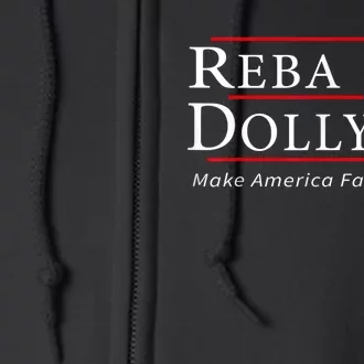 Funny Dolly And Reba 2024 Design Full Zip Hoodie