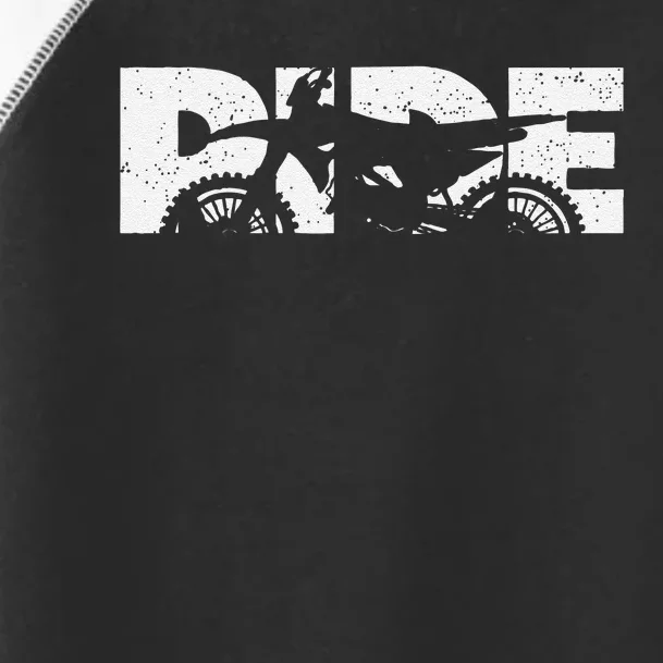 Funny Dirt Bike Motocross Motocross Dirt Bike Toddler Fine Jersey T-Shirt