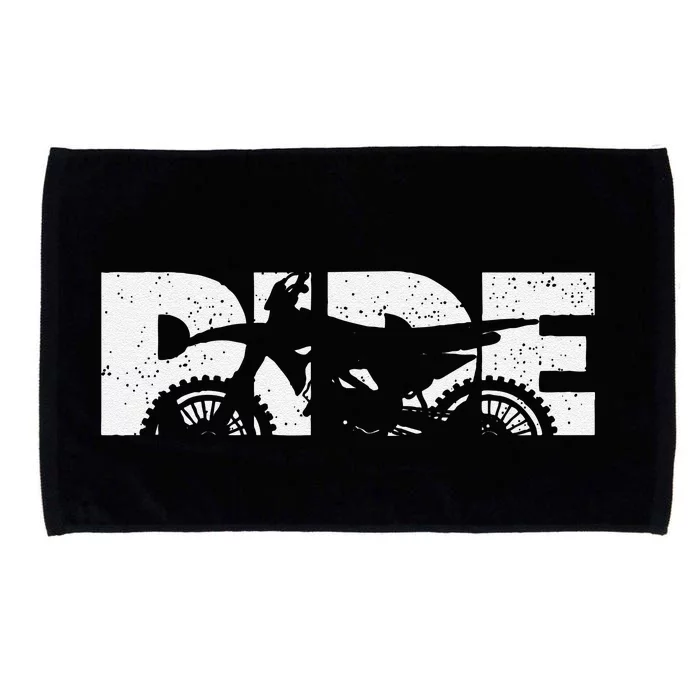 Funny Dirt Bike Motocross Motocross Dirt Bike Microfiber Hand Towel