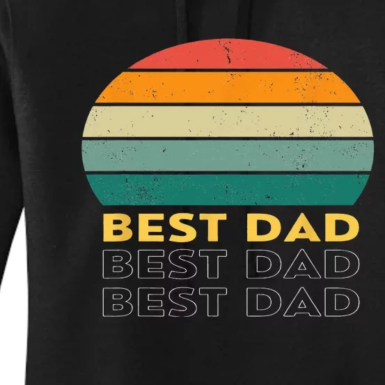 Father's Day BEST DAD Women's Pullover Hoodie