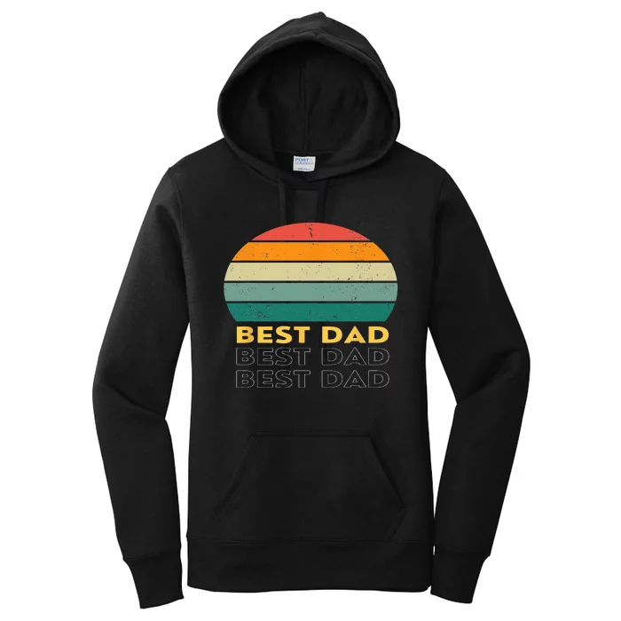 Father's Day BEST DAD Women's Pullover Hoodie