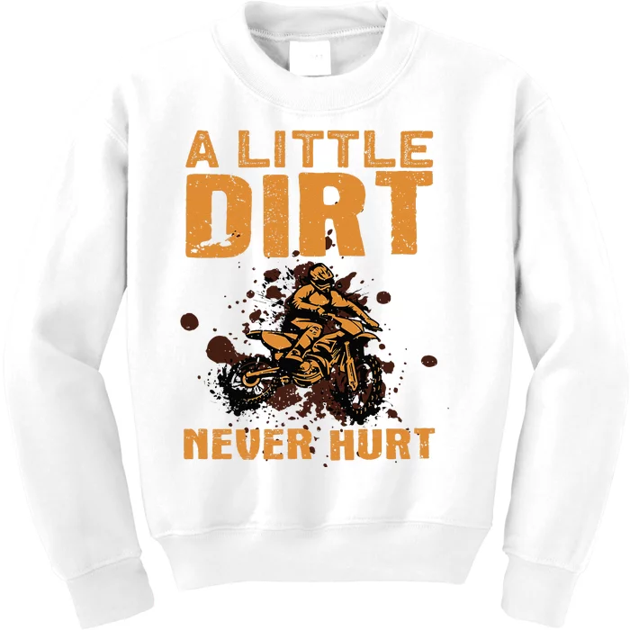 Funny Dirt Bike For Men Women Kids Motocross Dirtbike Lover Kids Sweatshirt