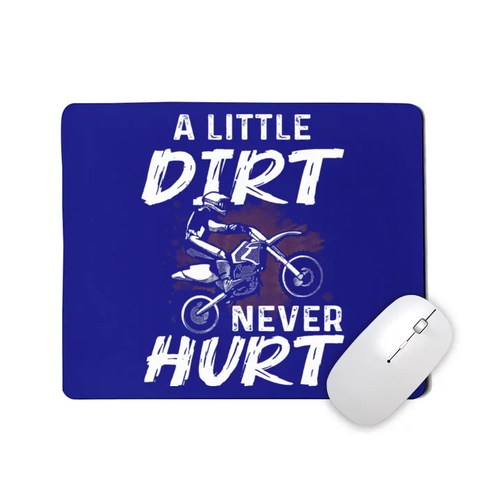 Funny Dirt Bike Art For  Motocross Biker Motorcycle Mousepad