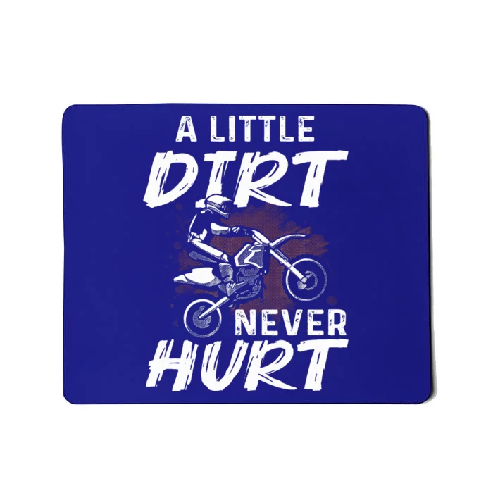 Funny Dirt Bike Art For  Motocross Biker Motorcycle Mousepad