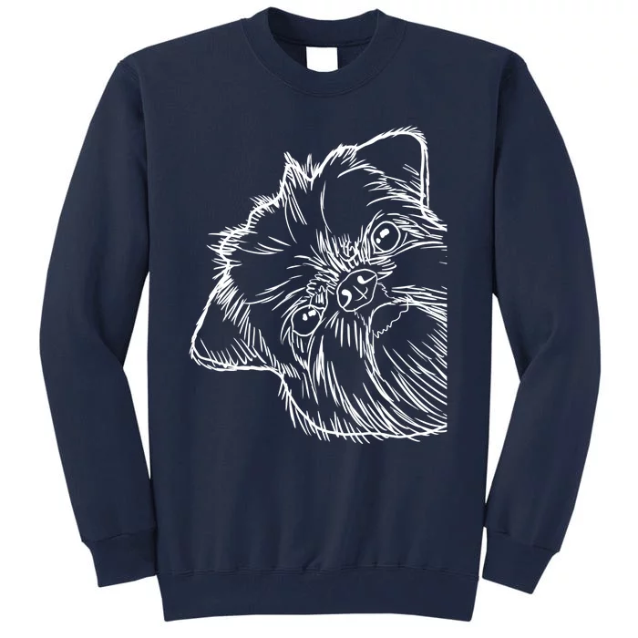 Funny Dog Brussels Griffon Tall Sweatshirt