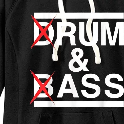 Funny Drum & Bass / Rum & Ass Lovers Women's Fleece Hoodie