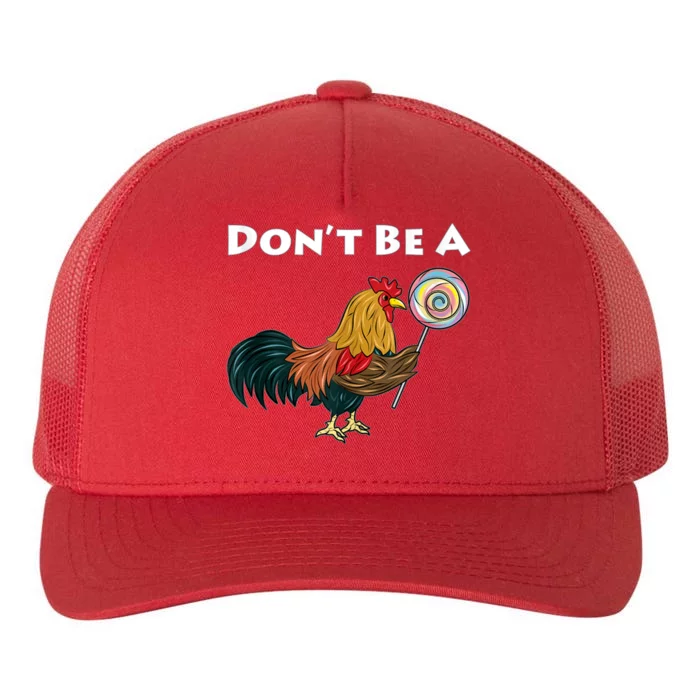 Funny Dad Birthday Rooster Yupoong Adult 5-Panel Trucker Hat