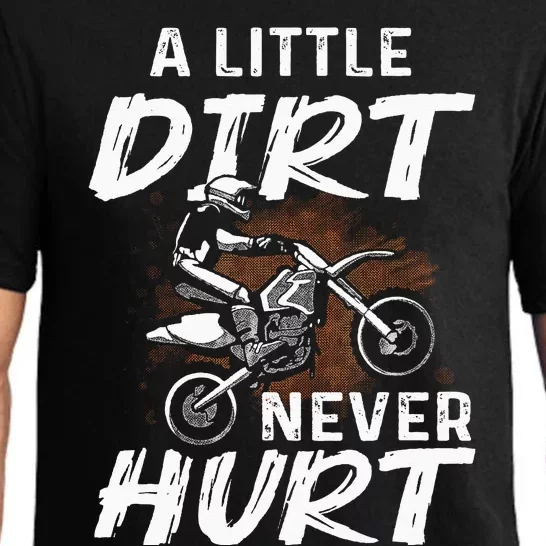 Funny Dirt Bike Gift For Motorcycle Motocross Biker Pajama Set