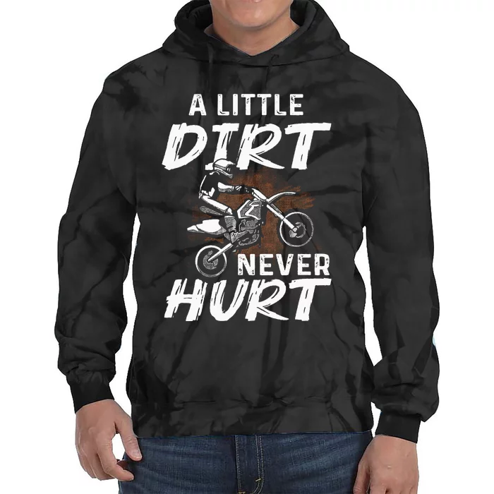 Funny Dirt Bike Gift For Motorcycle Motocross Biker Tie Dye Hoodie