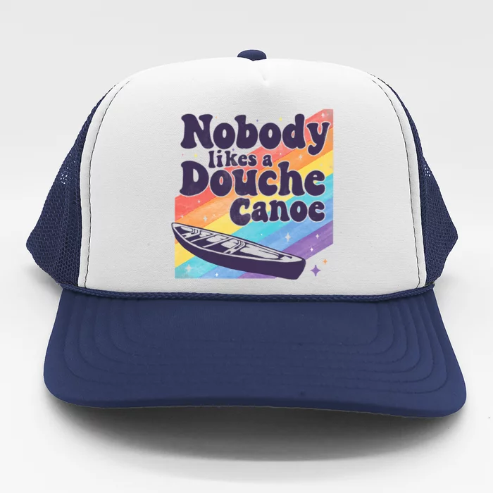 Funny don’t be a douche canoe saying Trucker Hat