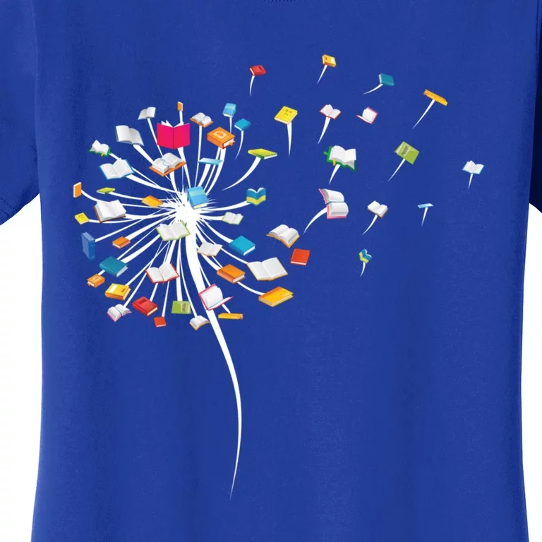 Funny Dandelion Books Gift For Reading Lover Gift Women's T-Shirt