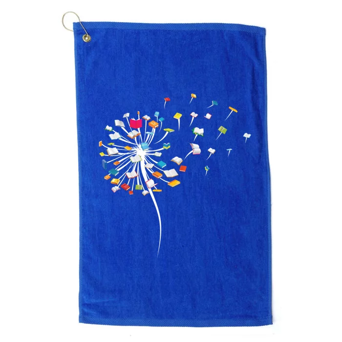 Funny Dandelion Books Gift For Reading Lover Gift Platinum Collection Golf Towel