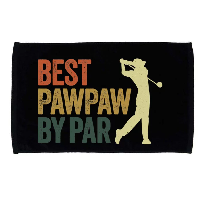 Father's Day Best Pawpaw by Par Golf Gift Papa Golf Microfiber Hand Towel