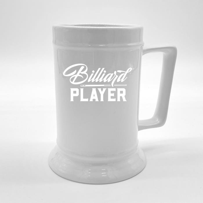 Father's Day Billiards Player Pool Gift For Dad Front & Back Beer Stein