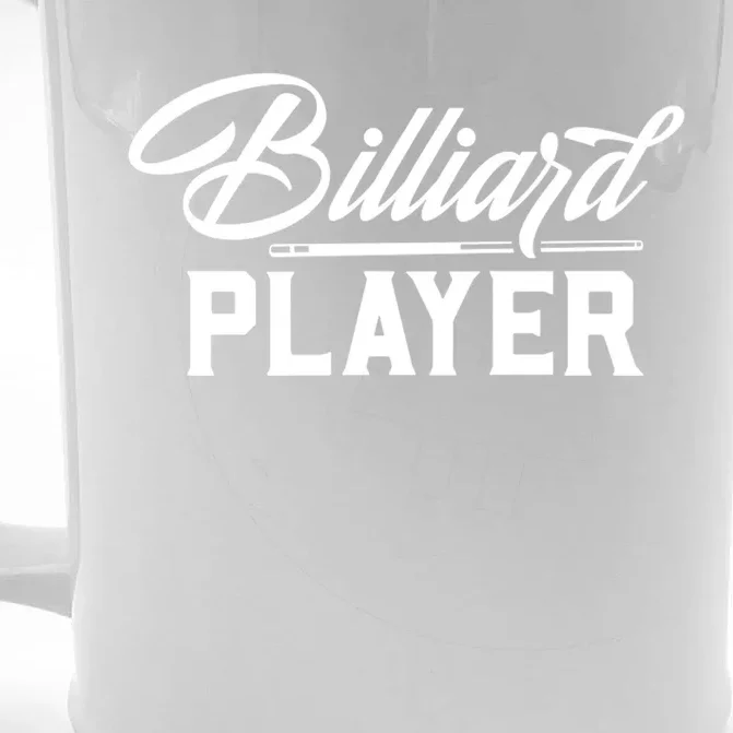 Father's Day Billiards Player Pool Gift For Dad Front & Back Beer Stein