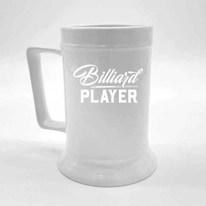 Father's Day Billiards Player Pool Gift For Dad Front & Back Beer Stein