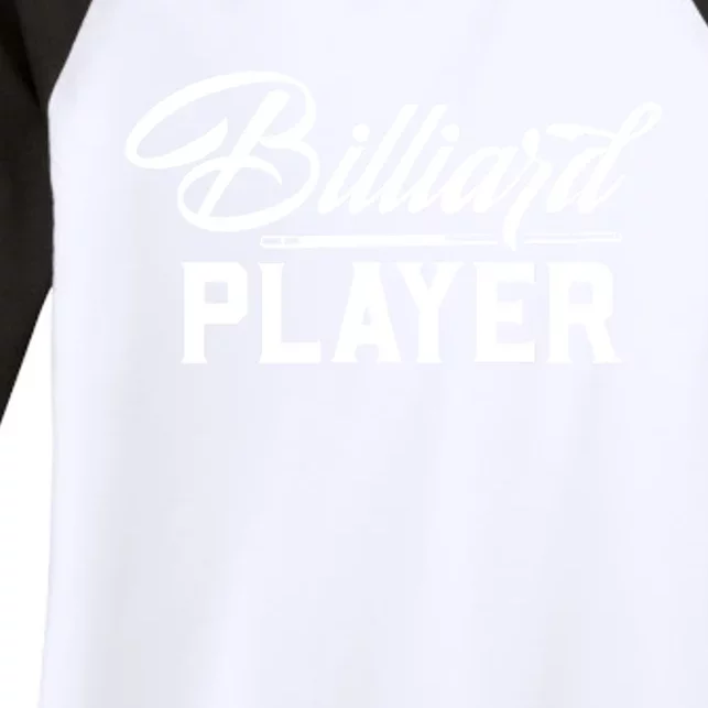 Father's Day Billiards Player Pool Gift For Dad Women's Tri-Blend 3/4-Sleeve Raglan Shirt