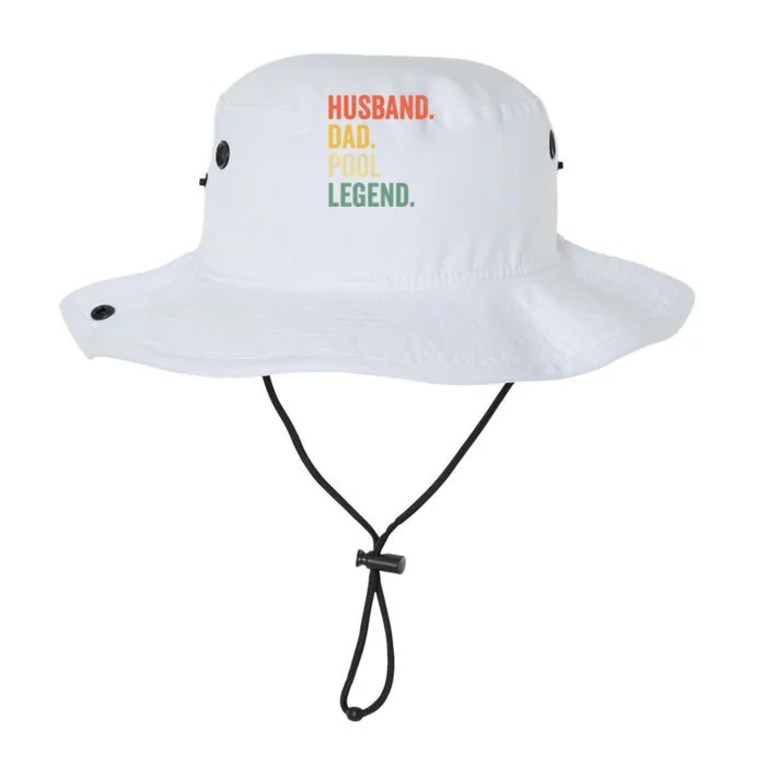 Father's Day Billiards Husband Dad Pool Legend Gift For Dad Legacy Cool Fit Booney Bucket Hat