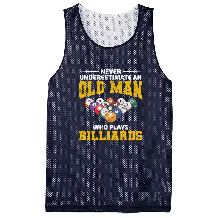 Father's Day Billiards Game Pool Dad Grandpa Gift For Dad Mesh Reversible Basketball Jersey Tank