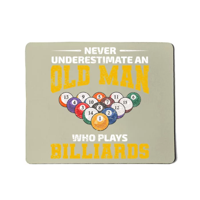 Father's Day Billiards Game Pool Dad Grandpa Gift For Dad Mousepad