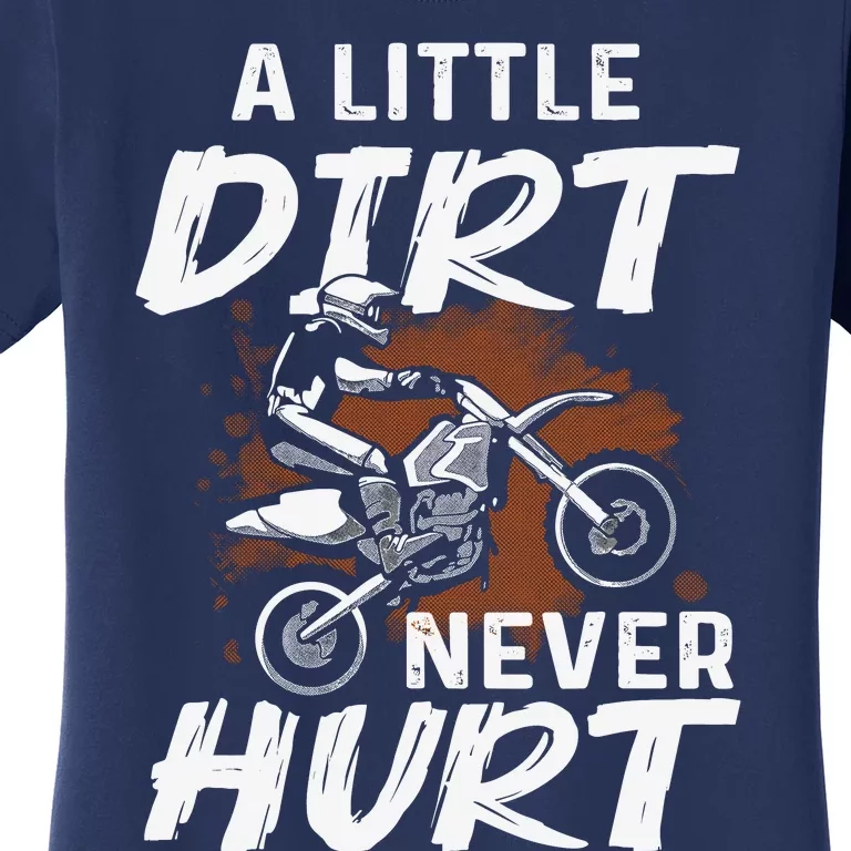 Funny Dirt Bike Art For Boy Motocross Biker Motorcycle Women's T-Shirt