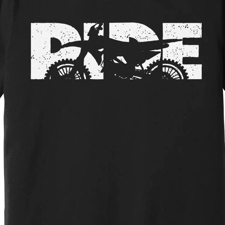 Funny Dirt Bike Motocross Motocross Dirt Bike Premium T-Shirt