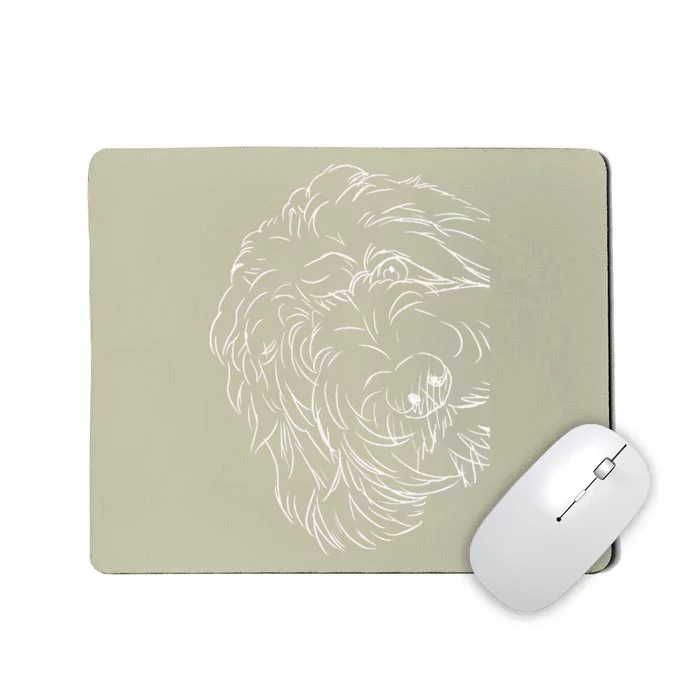 Funny Dog Bernedoodle Mousepad