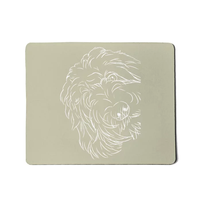 Funny Dog Bernedoodle Mousepad