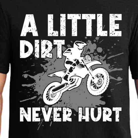 Funny Dirt Bike Design For Motocross Riding Pajama Set