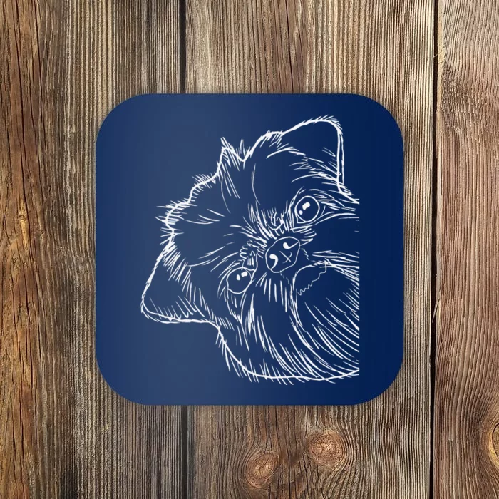 Funny Dog Brussels Griffon Coaster