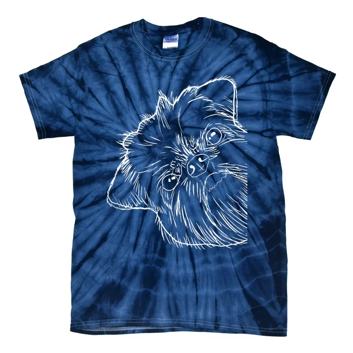 Funny Dog Brussels Griffon Tie-Dye T-Shirt