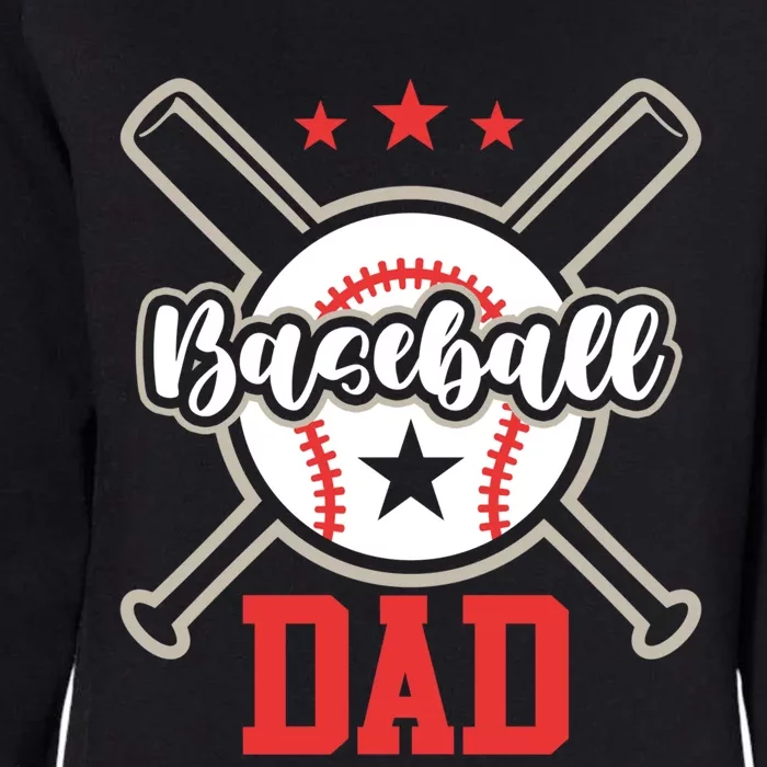 Father's Day Baseball Softball Lover Baseball Dad Meaningful Gift Womens California Wash Sweatshirt