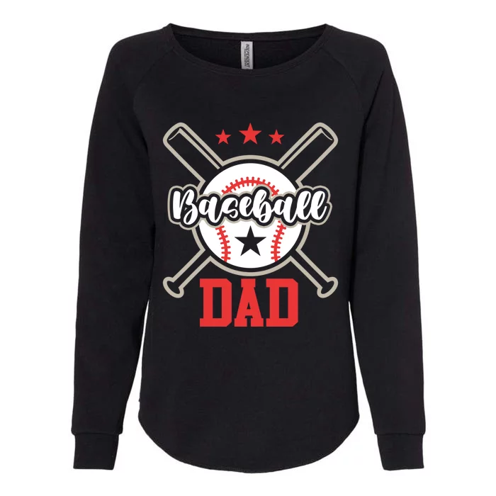 Father's Day Baseball Softball Lover Baseball Dad Meaningful Gift Womens California Wash Sweatshirt