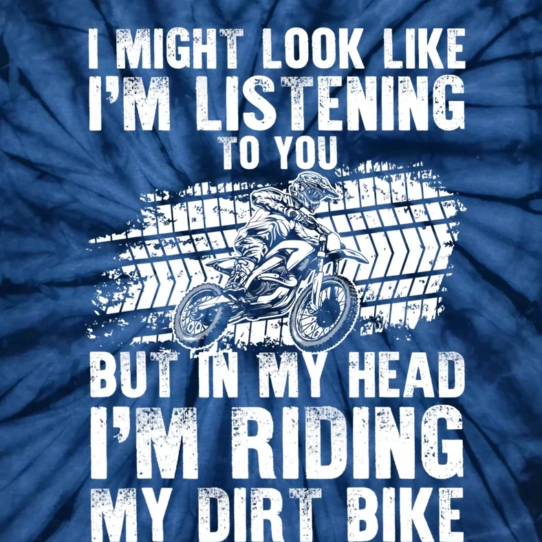 Funny Dirt Bike Art For Dirtbike Motorcycle Riding Tie-Dye T-Shirt