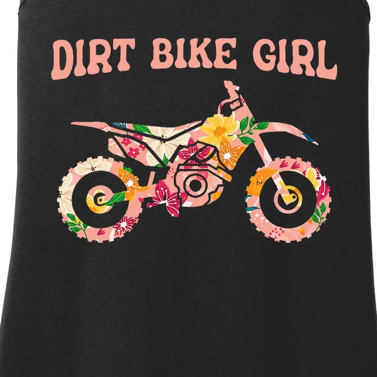 Funny Dirt Bike Motocross Dirt Biking Dirt Bike Girl Ladies Essential Tank