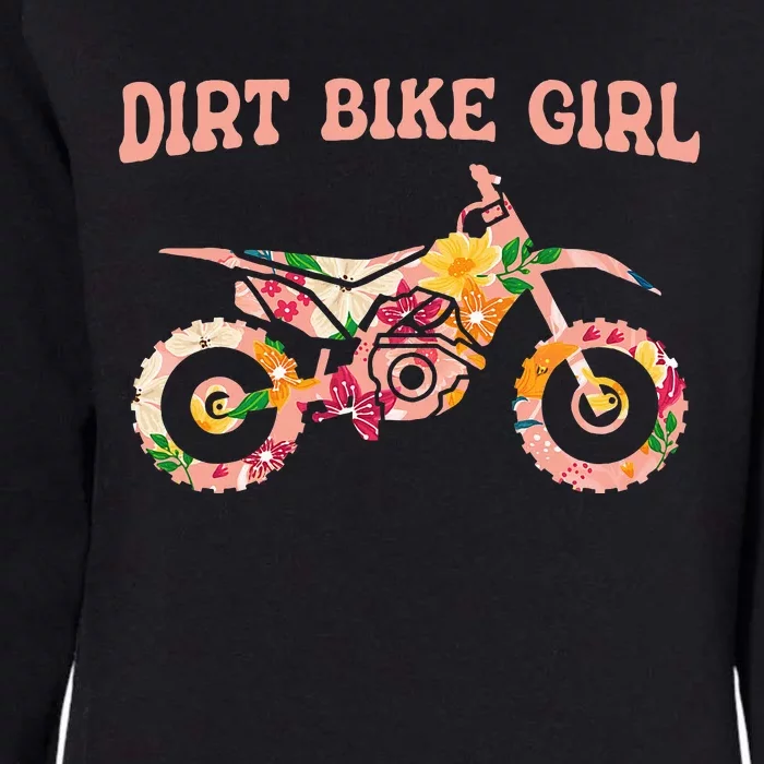 Funny Dirt Bike Motocross Dirt Biking Dirt Bike Girl Womens California Wash Sweatshirt